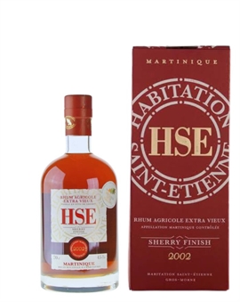 Habitation St. Etienne 2002 Sherry Finish Martinique Rhum Agricole bottle